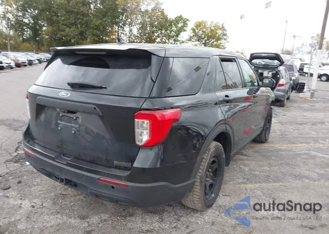 2020 Ford Police Interceptor Utility z USA, uszkodzony, nr VIN 1FM5K8AB1LGD01477